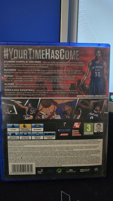 NBA 2k15 gra na ps4 dobry stan
