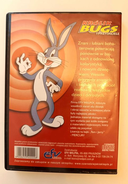 DVD VCD film dla dzieci, Królik Bugs "what's up, doc!"