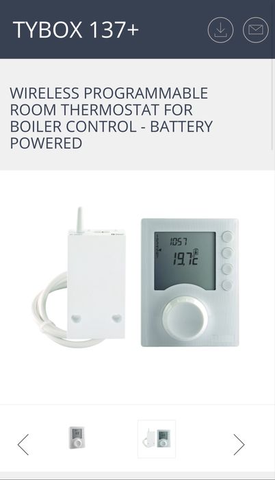 Thermostato programavel tybox 137+ novo