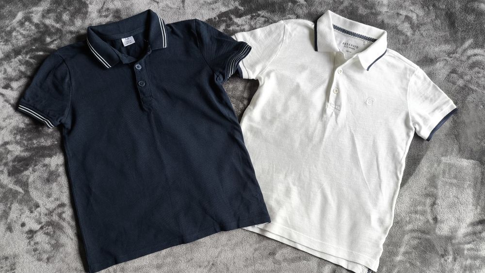 Zestaw koszulka T-shirt polo r. 122