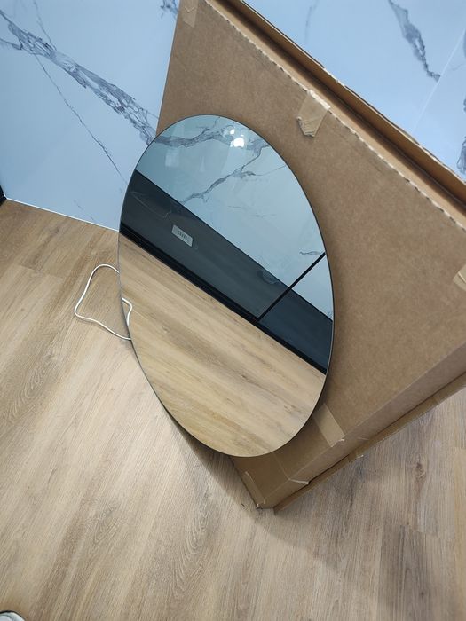 Espelho WC redondo 80 cm com iluminação Led