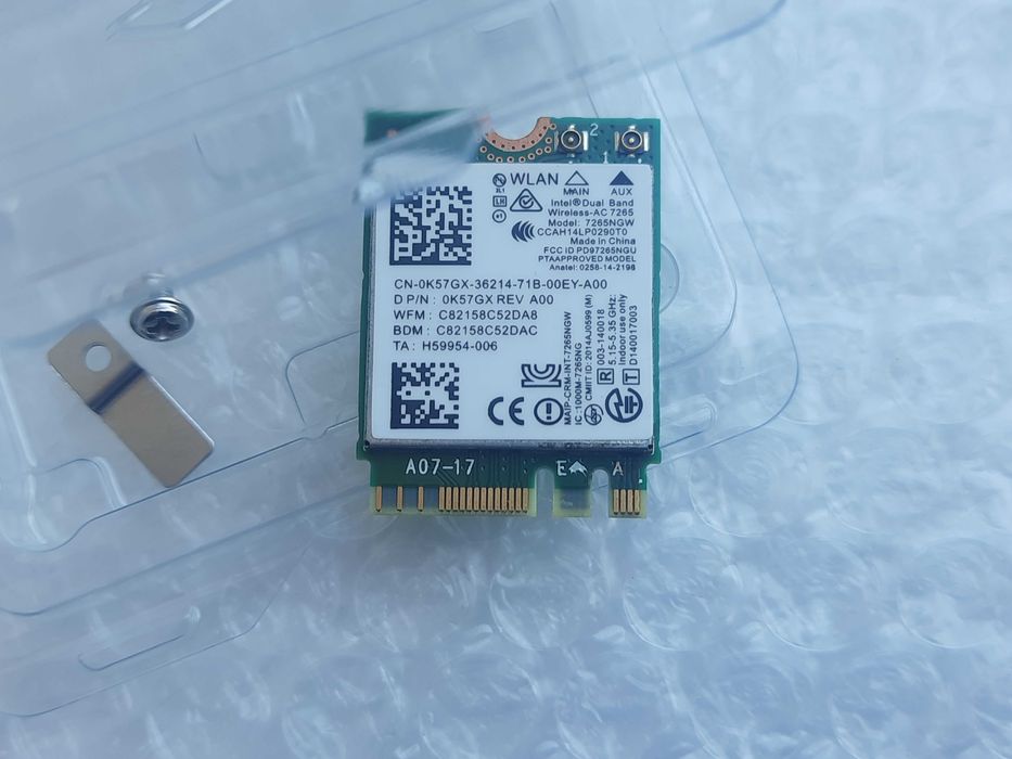 Новий Wi-Fi модуль Intel 7265 HMW M.2 (NGFF) + Bluetooth