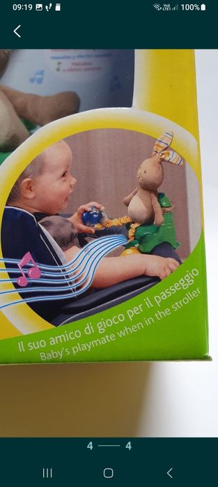 Zabawka do wózka Chicco króliczek