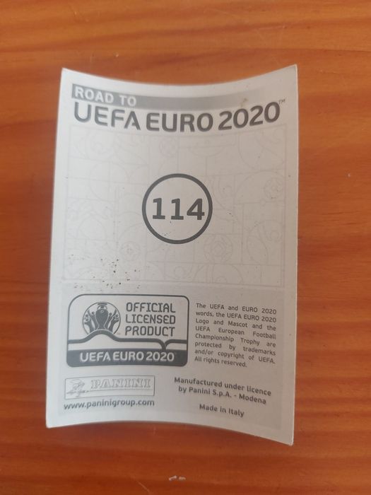 Cromo Euro 2020 Road To Manuel Never n . 114