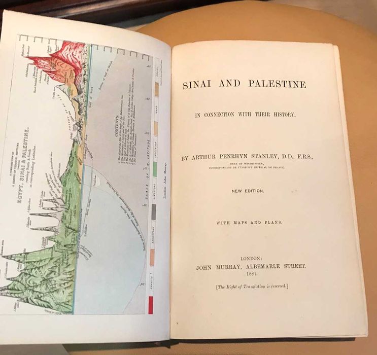 Сінай і Палестина, 1881. Sinai and Palestine