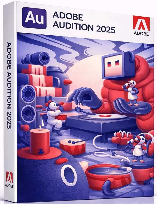 ADOBE AUDITION 2025 WIN BOX / Licencja Bezterminowa Komercyjna