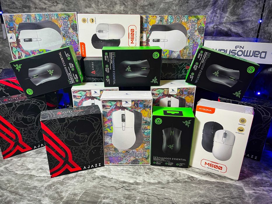 Darmoshark М3, Darmoshark N3. Ігрова мишка .Сенсор PAW 3395