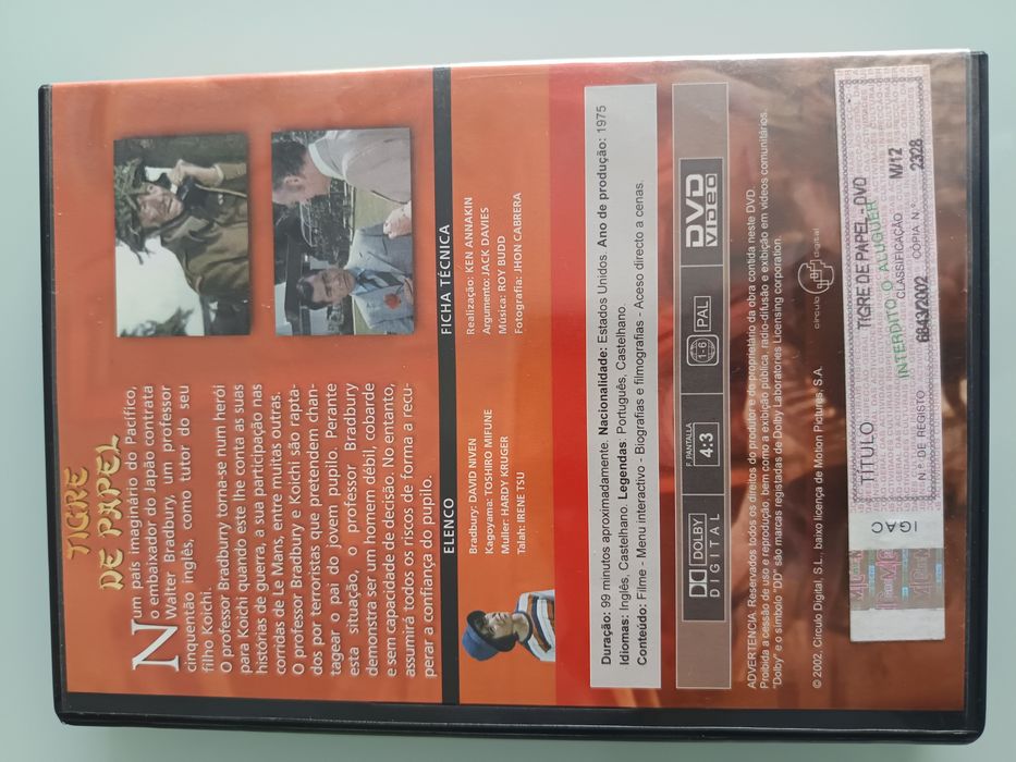 DVD tigre de papel