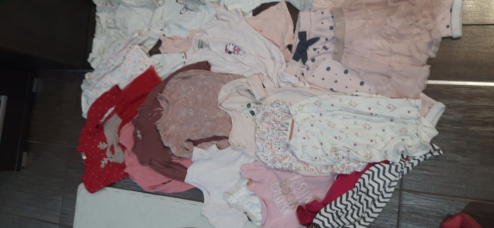 Mega paka 92 zestaw ubranek polarki sukienka spodniczka Zara H&M