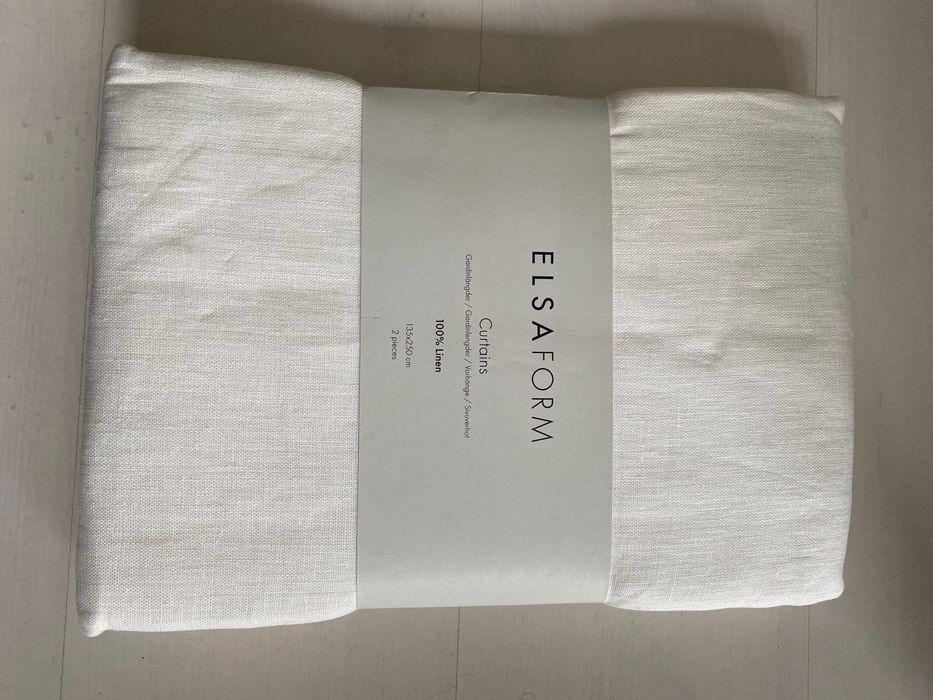 Lniane zaslony 250 cm len 100%