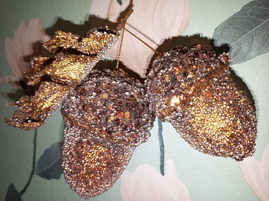 Новогоднее украшение жёлуди периода СССР