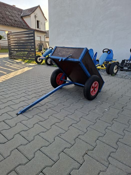Gokart, gokard, quad na pedały, przyczepka Berg