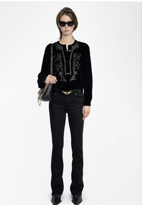 Блуза бархатная Zadig & Voltaire