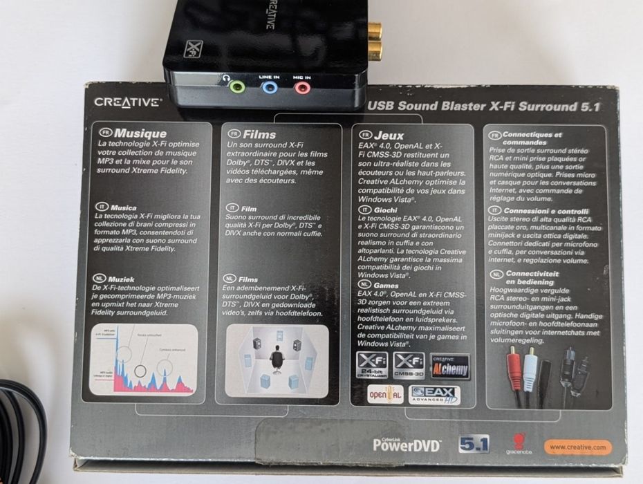 USB Sound Blaster X-FX Surround 5.1