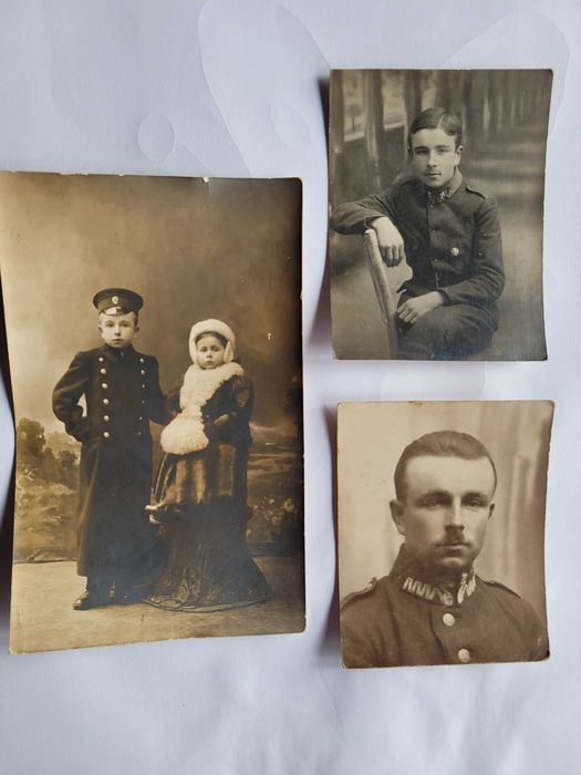 Stare przedwojenne fotografie, portrety z Warszawy