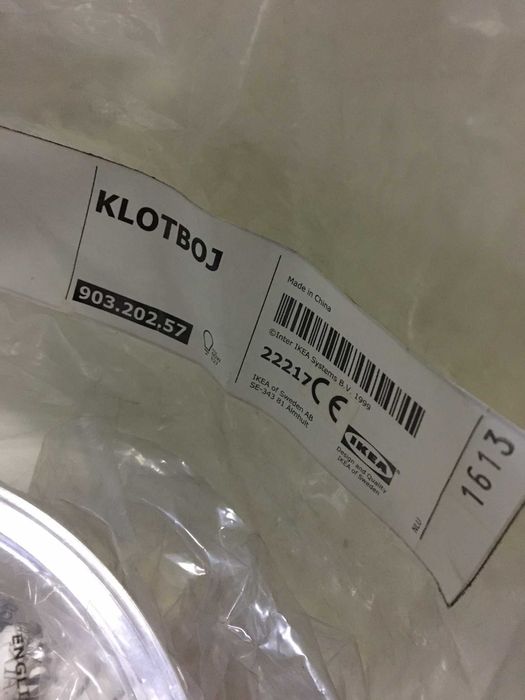 Candeeiro suspenso ikea Klotboj - NOVO NA EMBALAGEM SELADA