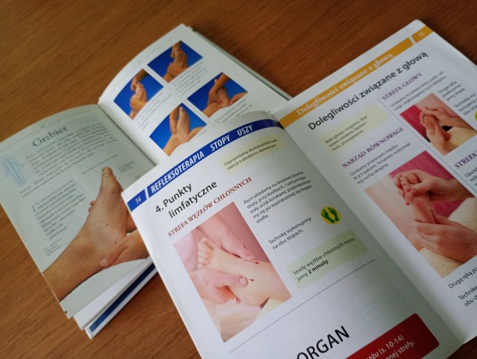 Refleksoterapia komplet książek