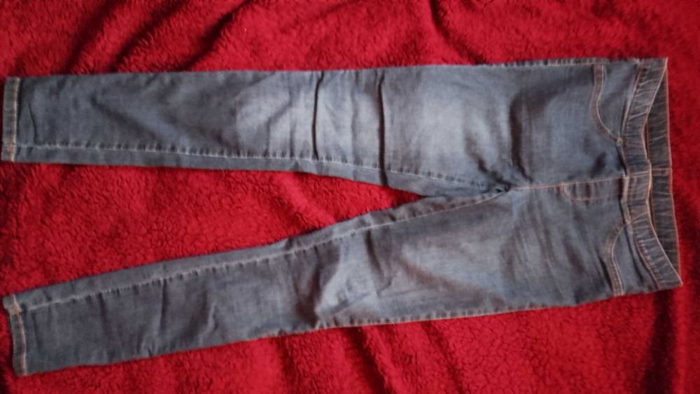 Legginsy jeansowe