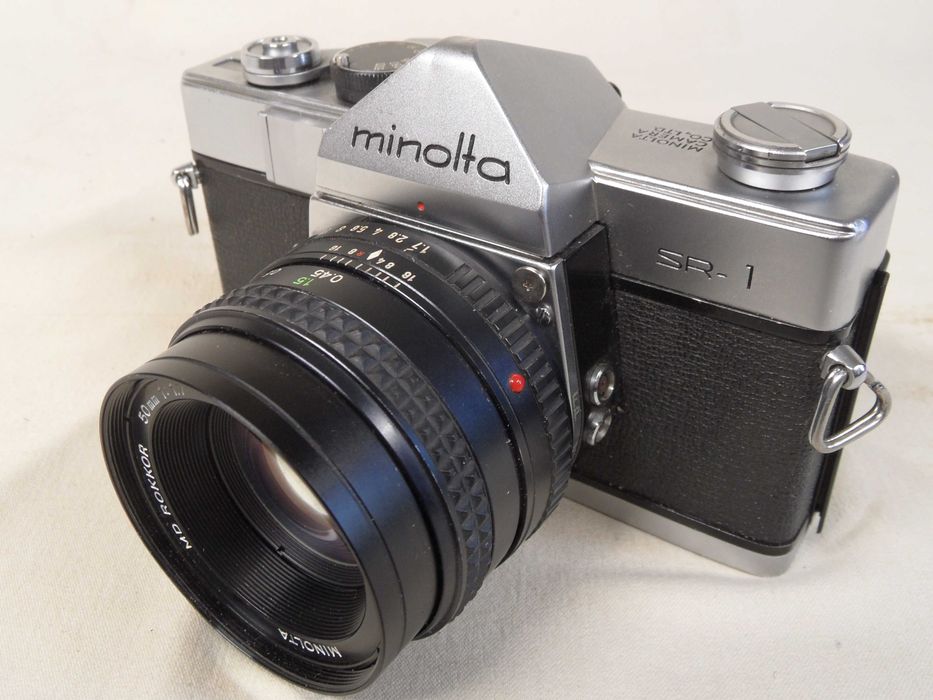 Minolta SR-1 z bardzo jasnym obiektywem