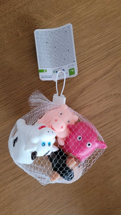 Akuku Zabawki Kąpielowe 4 szt. Farma