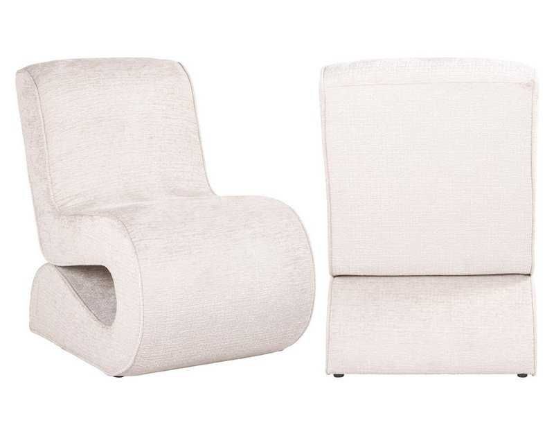 Designerski fotel tapicerowany Frankie Cream Fusion Richmond Interiors