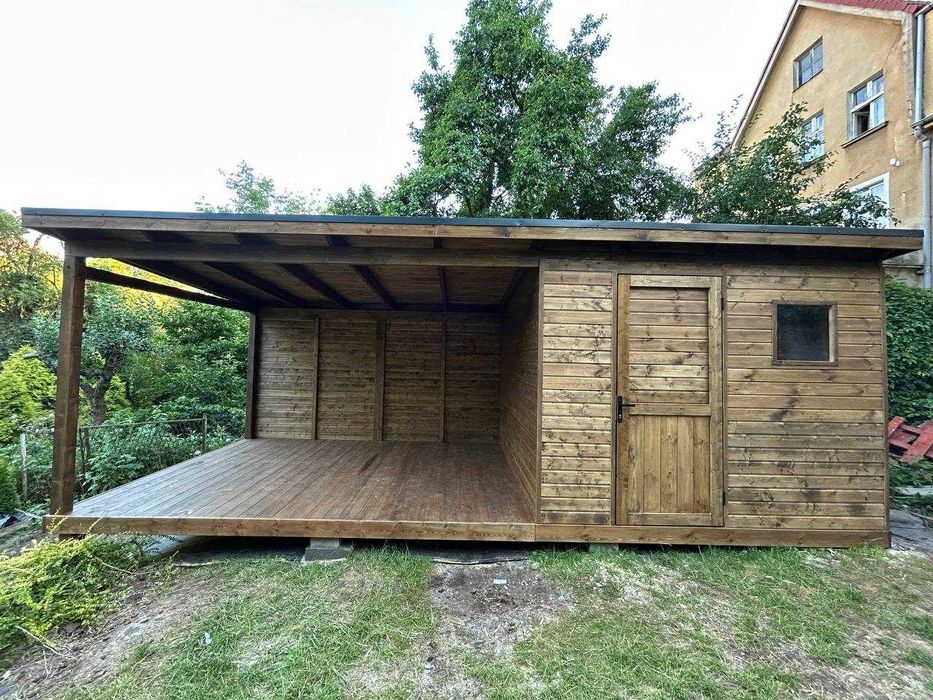 Wiata, altany, zadaszenie,pergola przyscienna,domki ogrodowe