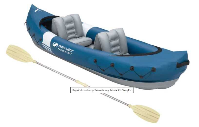 Kajak rekreacyjny pneumatyczny (2 os.) SEVYLOR TAHAA KIT + wiosła