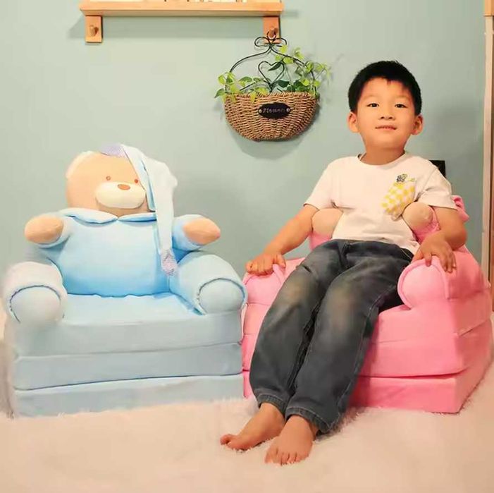 М'яке дитяче крісло плюшеве Ведмедик, м'яке диван-крісло ОПТ та ДРОП