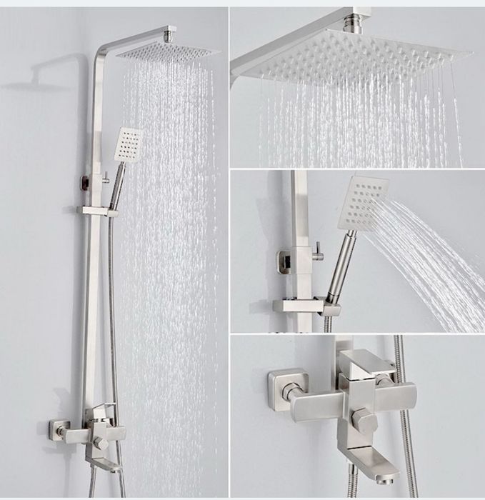 Душевая система MIXXUS из нержавеющей стали.