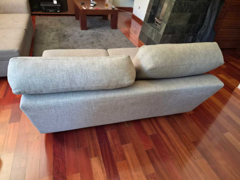 Sofa 3 elementowa szara