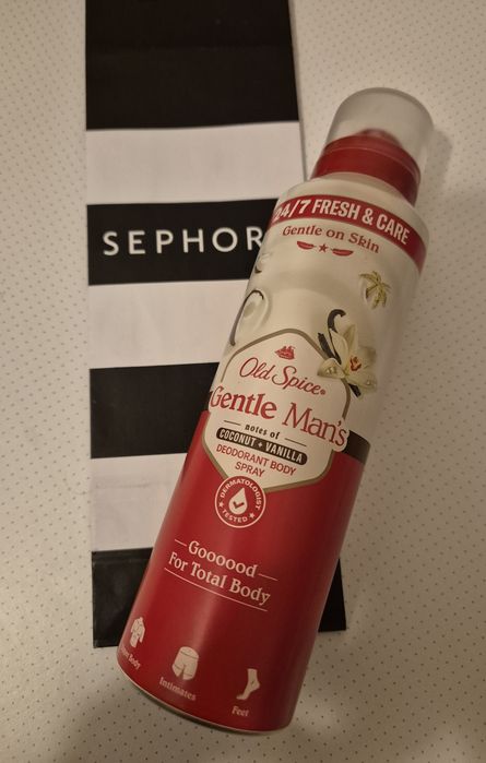 Trochę używany! OLD SPICE Gentle Man's Deodorant Body  Spray dezodorant do całego ciała WANILIA KOKOS