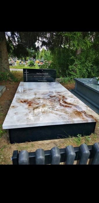 Tanie Nagrobki Kompozyt Podwójne 3399 zł z montażem Cały Kraj Promocja