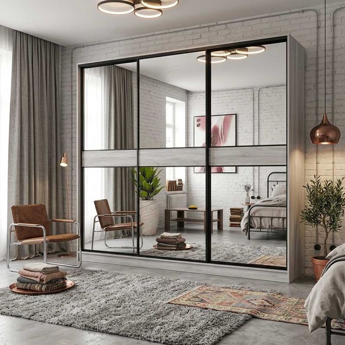 Минимализм, в котором чувствуется характер Шкаф-купе 2200×600×2400 — современная эстетика в каждой линии