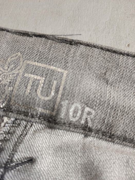 Tu fajne szare jeansowe spodnie damskie rozm 38-40