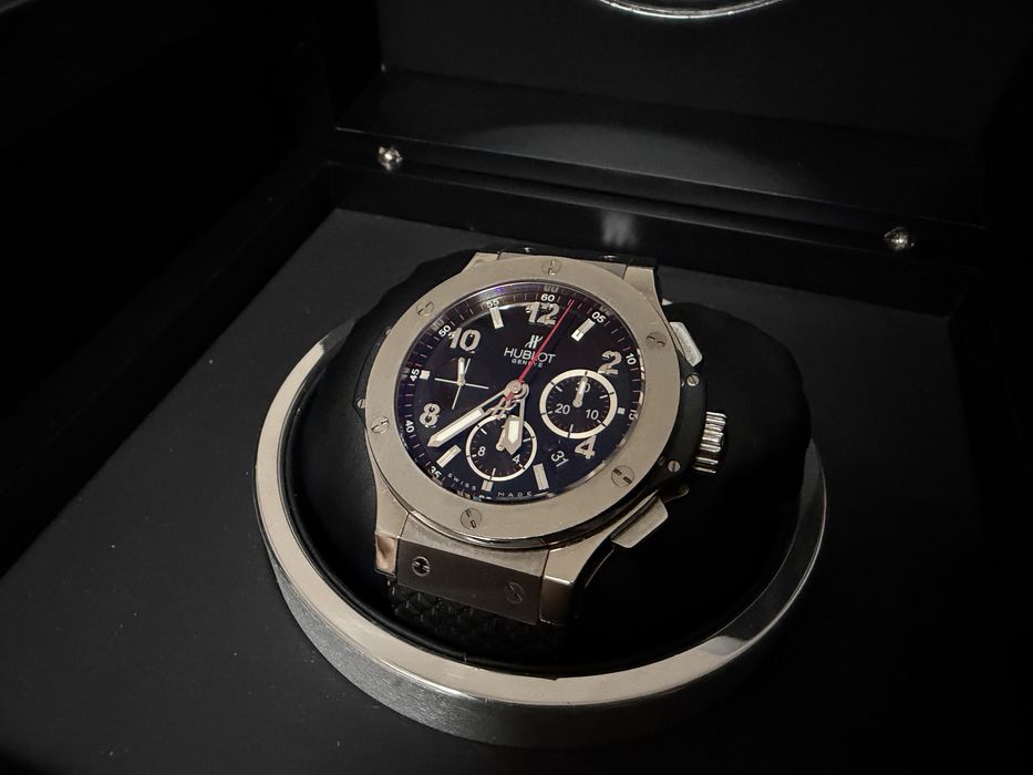 Часы hublot big bang 44 mm Steel chronograph