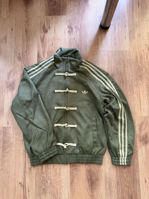 Adidas Originals kurtka zielona retro XS JZ9926