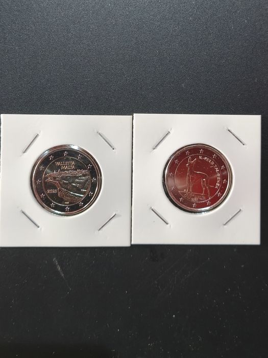 Par moedas 2€ malta 2026 novas