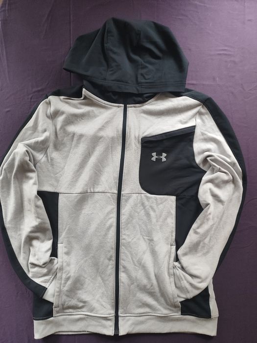 Біла-чорна кофта under armour