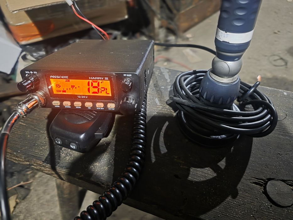 Zestaw Cb 12/24 President Harry III antena sirio