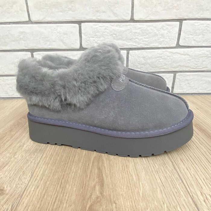 Жіночі уггі Hengji, натуральна замша, сірі, різні розміри, маломірять