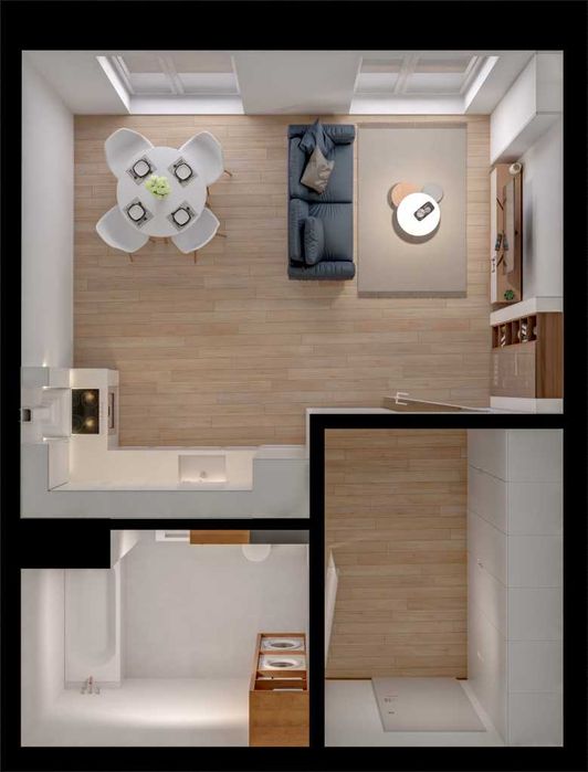 KAWALERKA z aneksem kuchennym  – Gniezno, ul. Cymsa 1