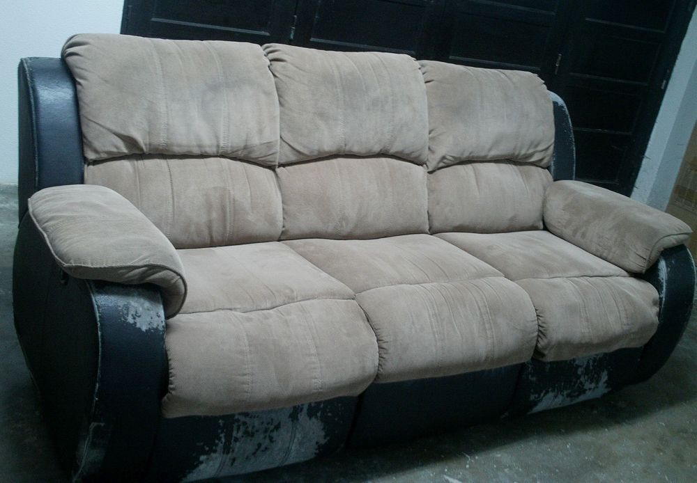 Sofá Relax de 3 Lugares Reclinável Elétrico