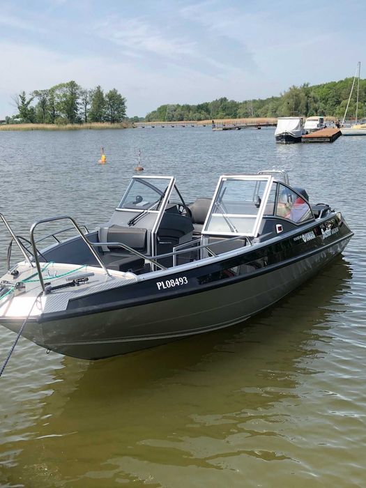Łódź motorowa Buster MAGNUM silnik yamaha 150 przyczepa brenderup / wędkarska