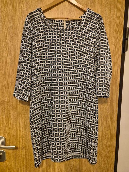 Vestido de senhora azul e branco Lopez Junior S.L