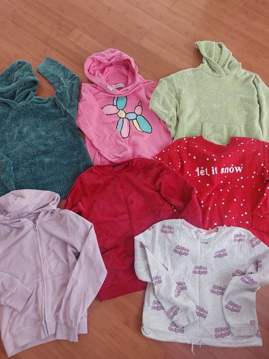 Bluzy 146 dla dziewczynki zestaw