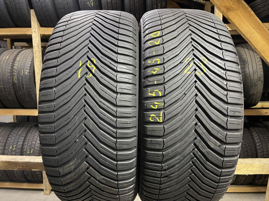 Шини літо 245/45R20 MICHELIN Cross Climate 2 SUV 2шт стан ідеал