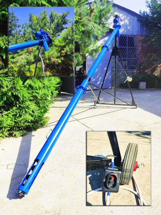 Шнековый погрузчик, шнек, погрузчик зерновий, протруювач, підборщик