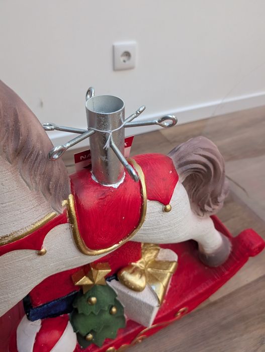 Base para árvore de natal cavalo natal