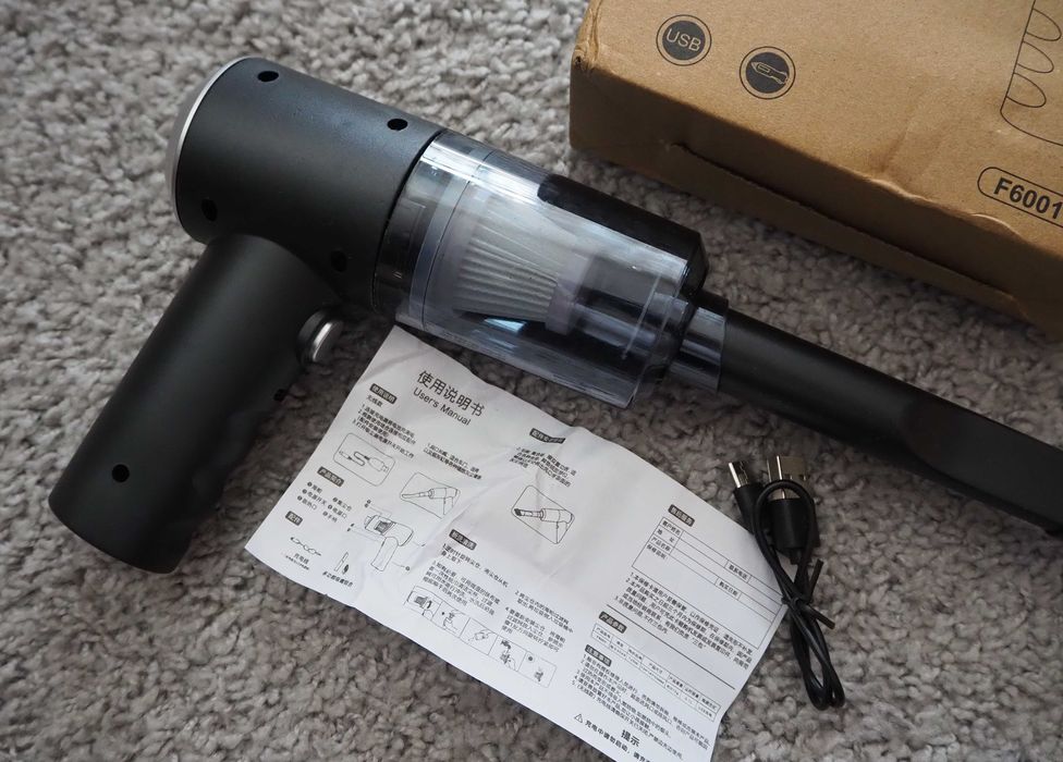 Bezprzewodowy odkurzacz 120W 9000Pa - USB Nowy