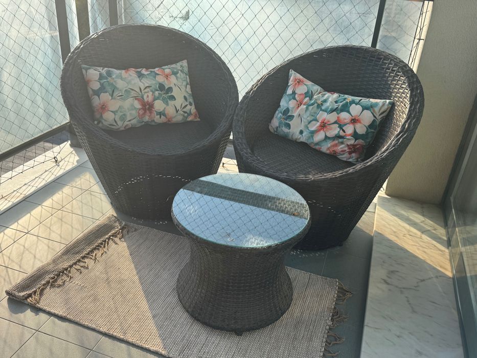 Conjunto sofá exterior